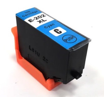 Compatible Epson 202XL Cyan High Capacity Ink Cartridge (T02H2)